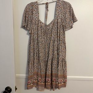 Aaaka Floral Flutter Dress